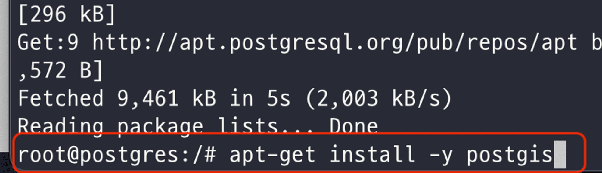 Postgis docker